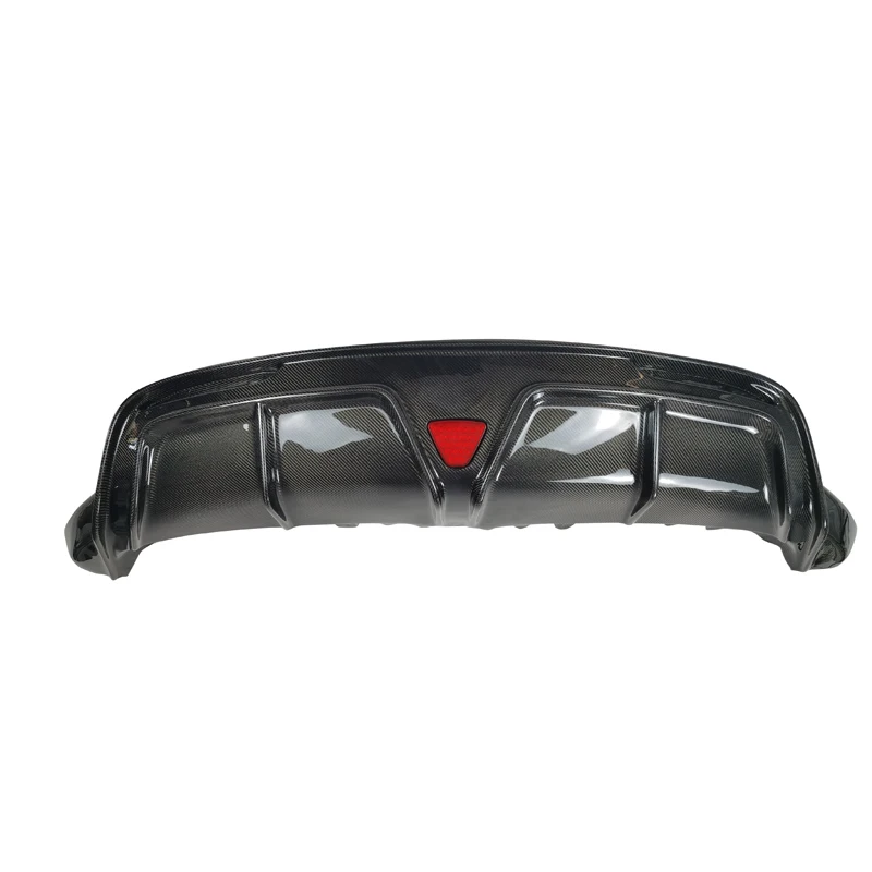 Carbon Fiber Rear Diffuser lip With Light For MODEL Y