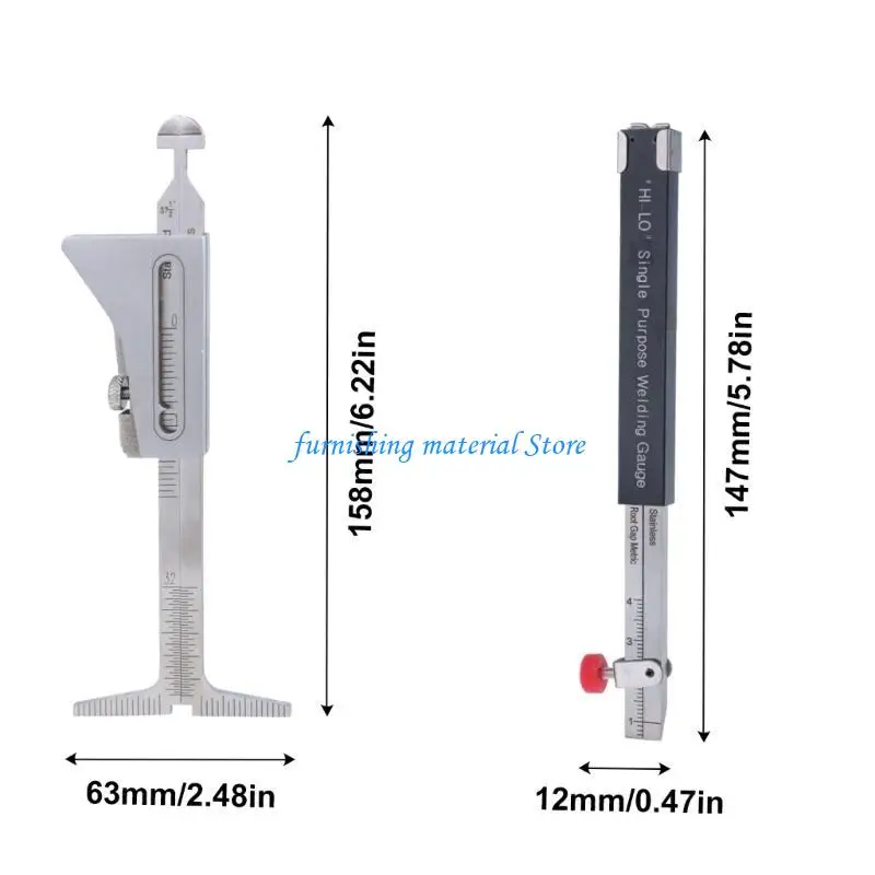 Y5GD Upgrades Schweißinspektionsregel Einfach zu verwenden Abstandsanzeige Schweißausrichtungsanzeige Einfache Betriebsregel für
