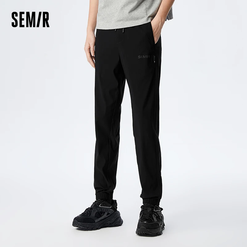 Semir Casual Broek Heren Zomer Eenvoudige Forens Trekkoord Stretch Broek Kwaliteit Klassiek Veelzijdig