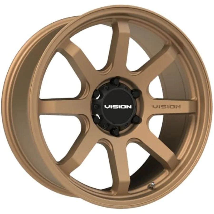 18x9 6x5.5 +18mm Bronze Wheel Rim 18 Inch for Off-Road SUVs Durable Aluminum Alloy Construction Matte Bronze Finish High Load C