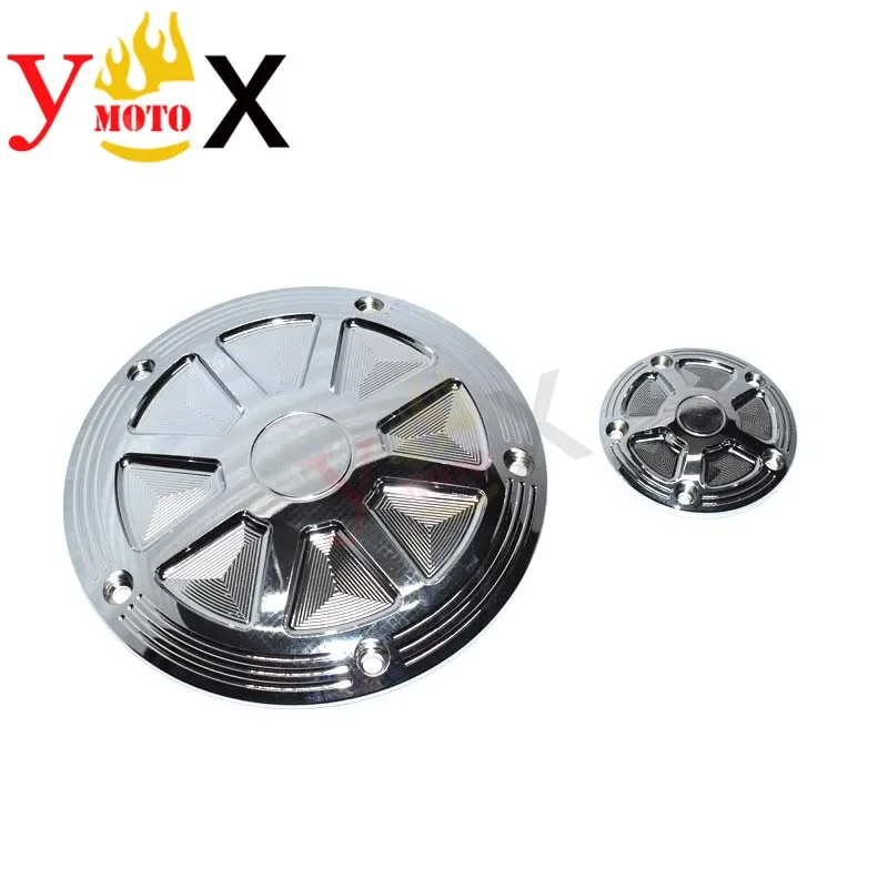 غطاء توقيت الدراجة النارية باستخدام الحاسب الآلي واقي المحرك لدراجة Harley Touring Road King Street Glide Dyna Softail Fatboy Electra Glide Classic