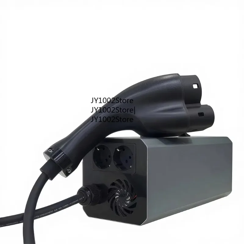 Portable 3.5/5KW V2L V2H CCS2 Discharger DC to AC Bidirectional Charging Discharging Invertor Europe CCS2 Electric Car
