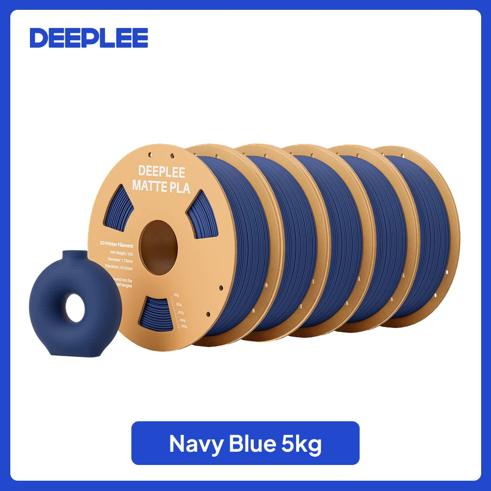 DEEPLEE 2KG mat PLA-filament 1,75 mm 3D-printen voor FDM 3D-printer PLA roze Deeplee-filament