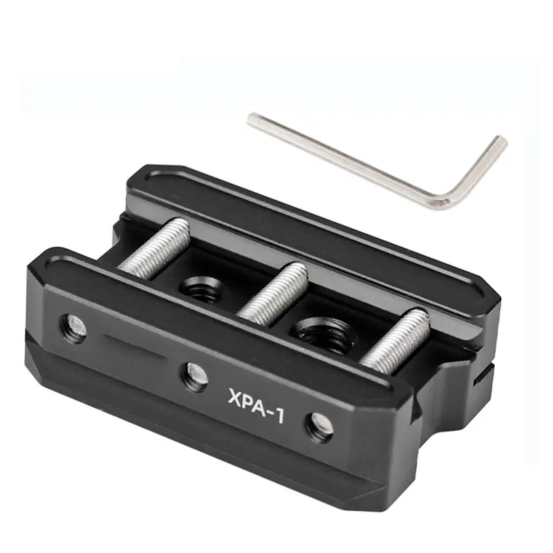 T22C 10X Picatinny Arca Swiss Plate Picatinny Convert To ARCA Quick Release Plate Rail Hunting Tripod Dovetail Mount Adapter