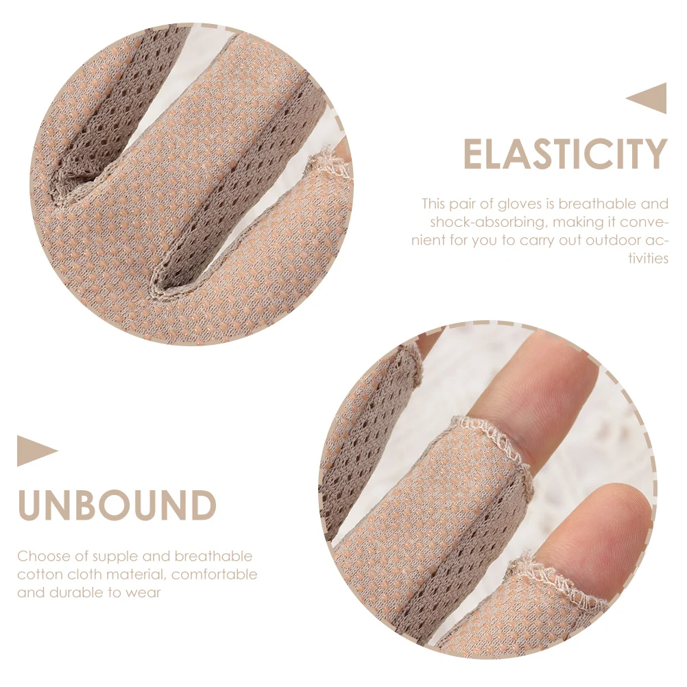 

2Pairs Sun-Proof Half Finger Riding Gloves Durable Breathable Professional Driving Outdoor Sports Gloves Riding Accessory