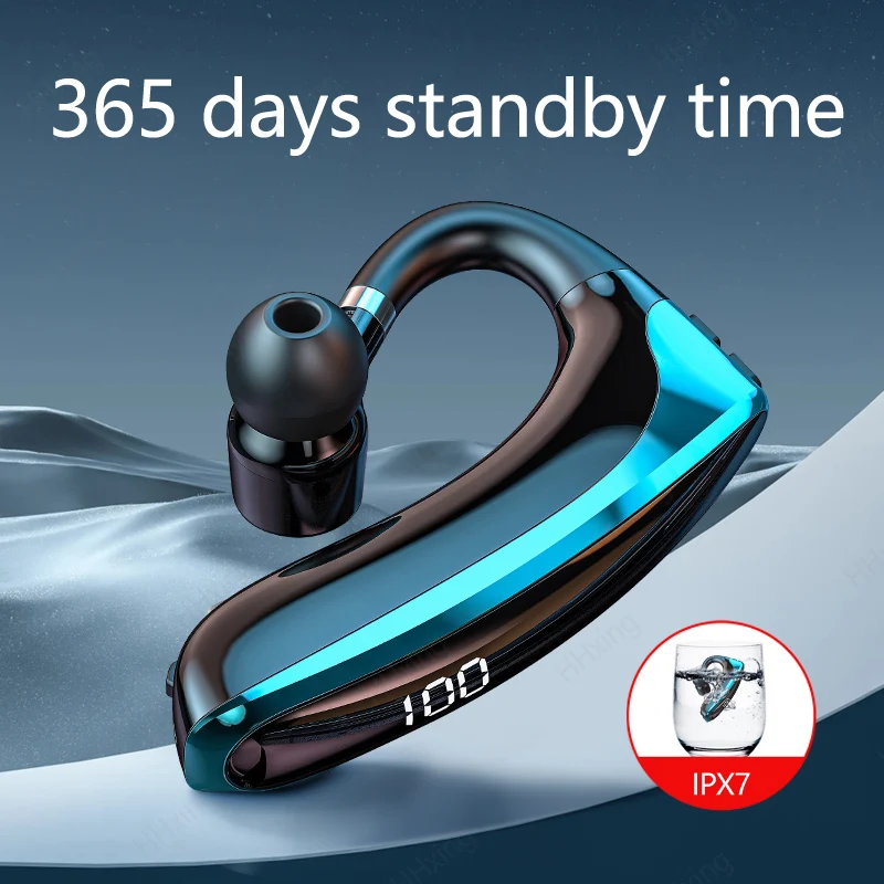 Wireless Bluetooth Headphones With Microphon Earphone ENC Noise Cancelling Handsfree Talking Headset Busines Auriculares Driving