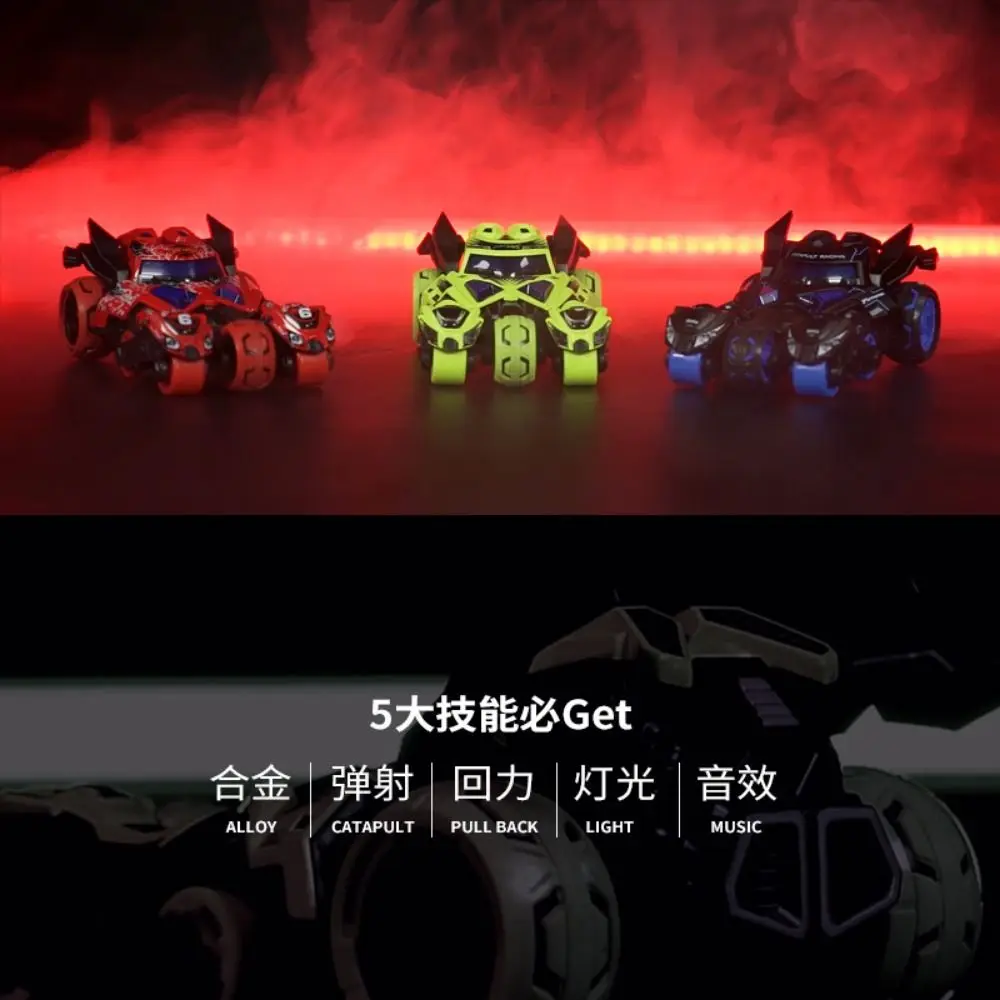 1:32 Motorcycle Ejector Car Model Alloy Diecast Model Pull Back Car Toys Sound Light Inertia Simulation Motorcycle Collection