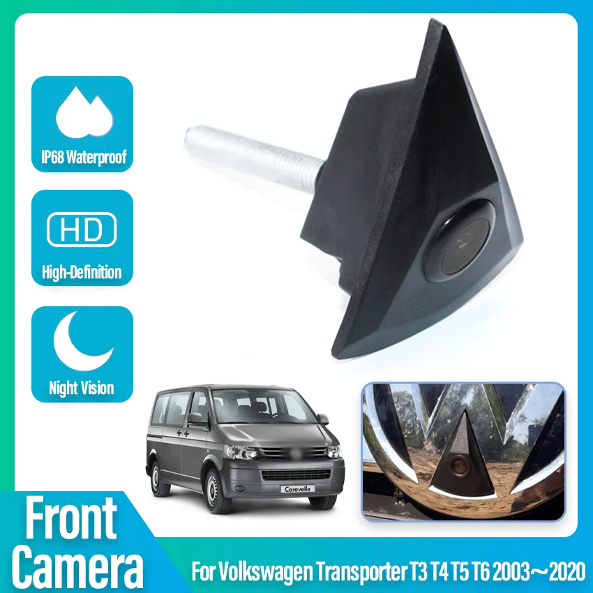 

Автомобильная Камера-гриль с логотипом Переднего Вида Для Volkswagen Transporter T3 T4 T5 T6 2003 ~ 2016 2017 2018 2019 2020 Full HD CCD аксессуары