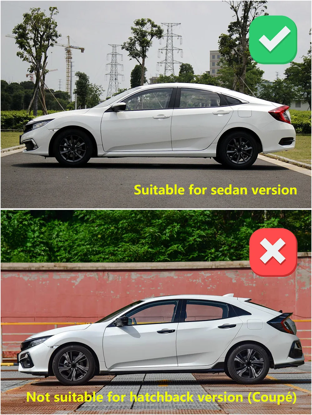 Car Trunk Insulation Cotton Soundproof Carpet Sticky Pad Car-styling For Honda Civic 10th 2016-2021