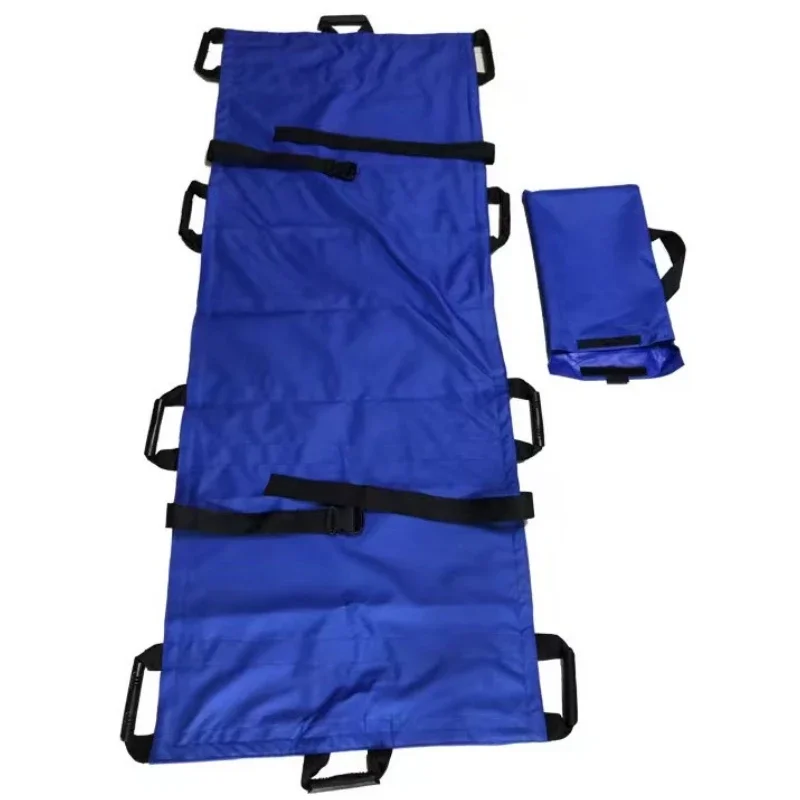 Reliable Waterproof First Aid Patient Transfer Rescue Carry Sheet Folding Soft Stretcher With Handles