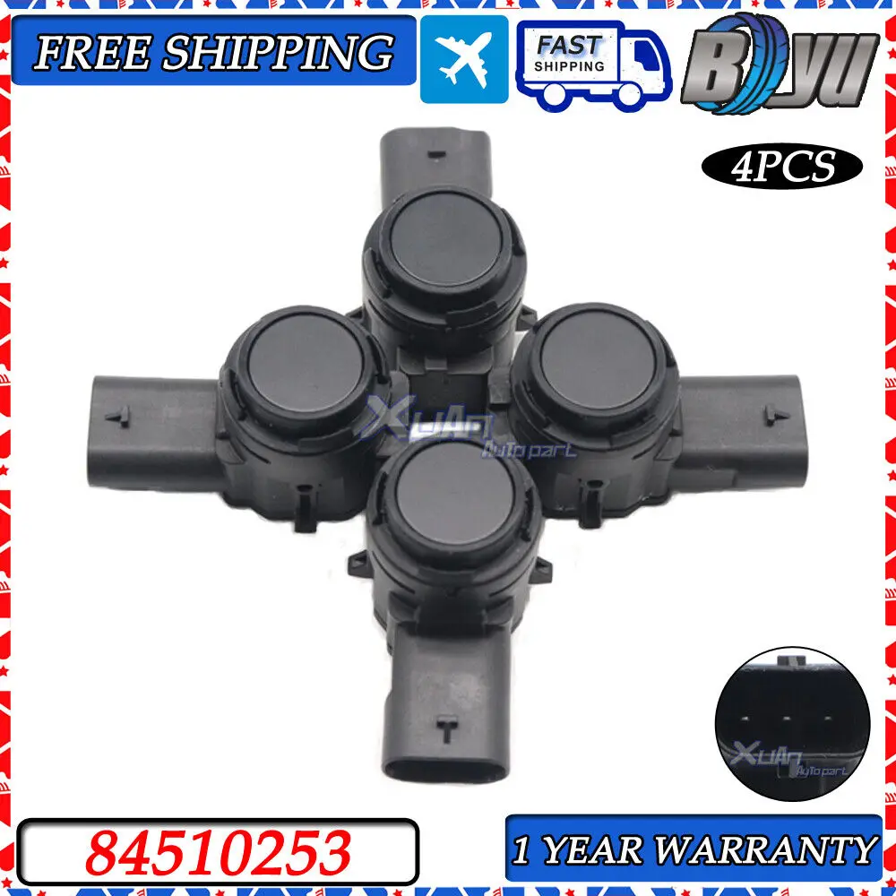 

4pcs/lot Car PDC Parking Sensor 84510253 For GMC Sierra Silverado Sierra Blazer PART Canyon Colorado Blazer Camaro 2019-2023
