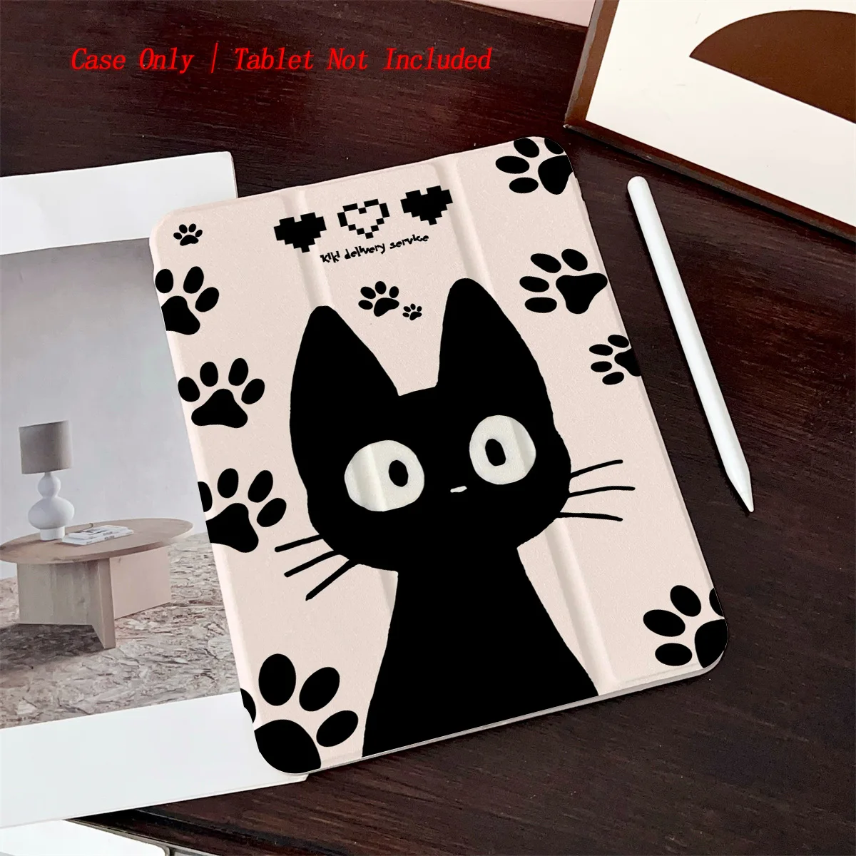 

Чехол для iPad с милым котом и принтом для Pro 12,9/11/Air 10,9/iPad 10,2/Mini 6, противоударный износостойкий чехол