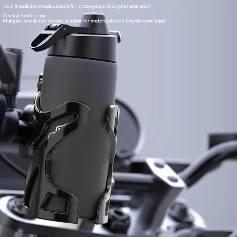 Soporte para vasos de bicicleta, portavasos ABS para bicicleta con tornillos y jaulas duraderas para actividades al aire libre y motocicletas