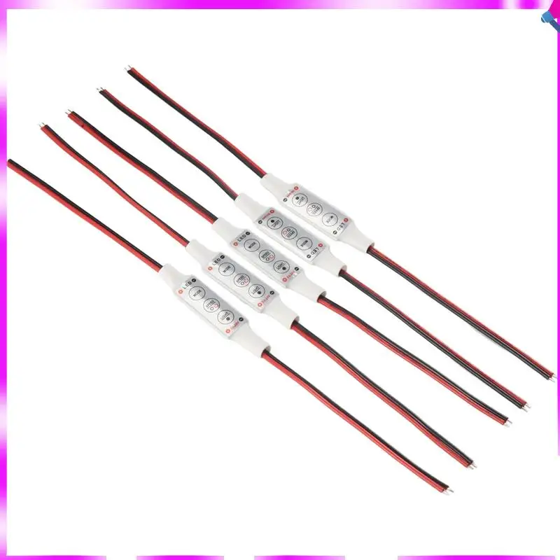 N96R 5 X 12V Wired Control Module With Strobe Flash For Car Or Household LED Strip/Bulbs