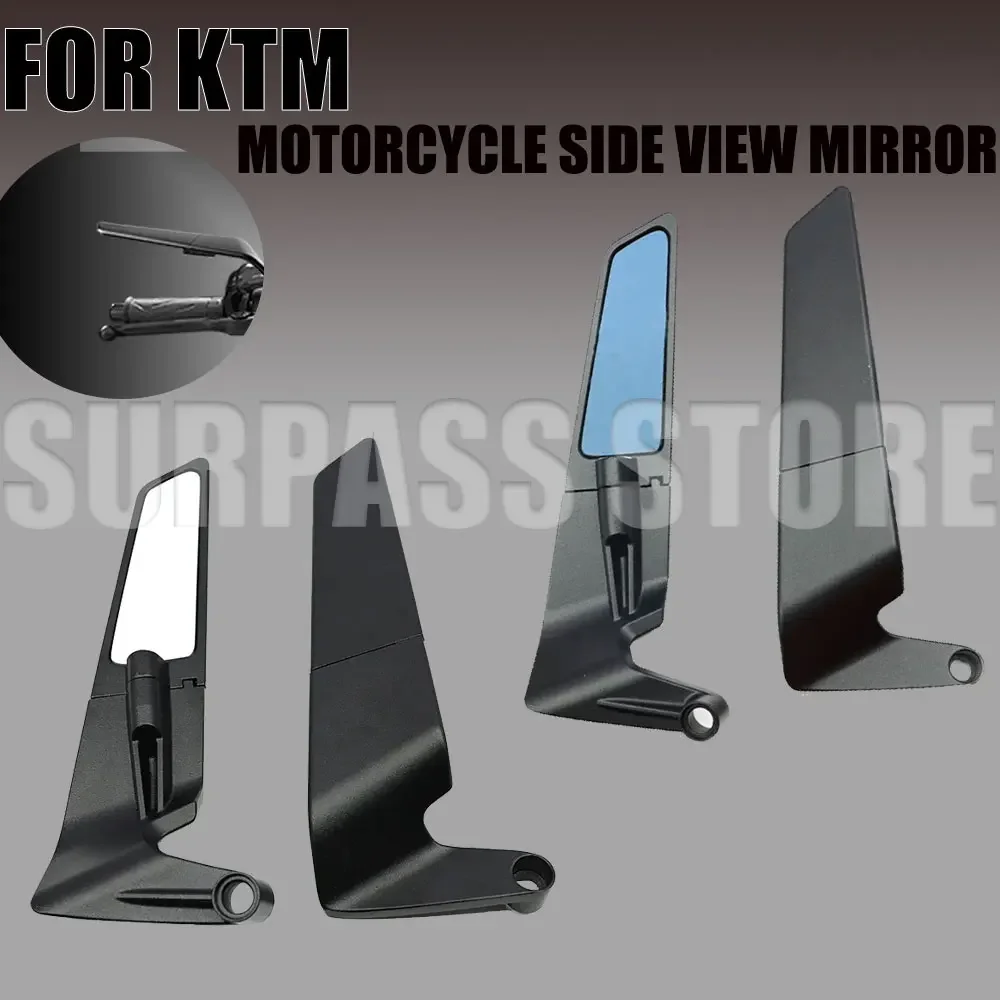 Зеркало бокового вида для мотоцикла KTM 125 200 250 390 690 790 890 Duke 990 1290 1390 Super Duke Stealth Winglets, зеркала заднего вида
