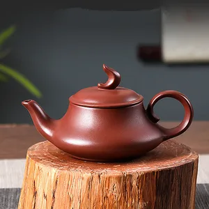 Chaozhou Zhu Ni Teko yang Ditarik Dengan Tangan, Teko Buatan Tangan, Ketel Teh Kung Fu, Air yang Dapat Diinterupsi 8 teh chaozhou penjualan terbaik - №