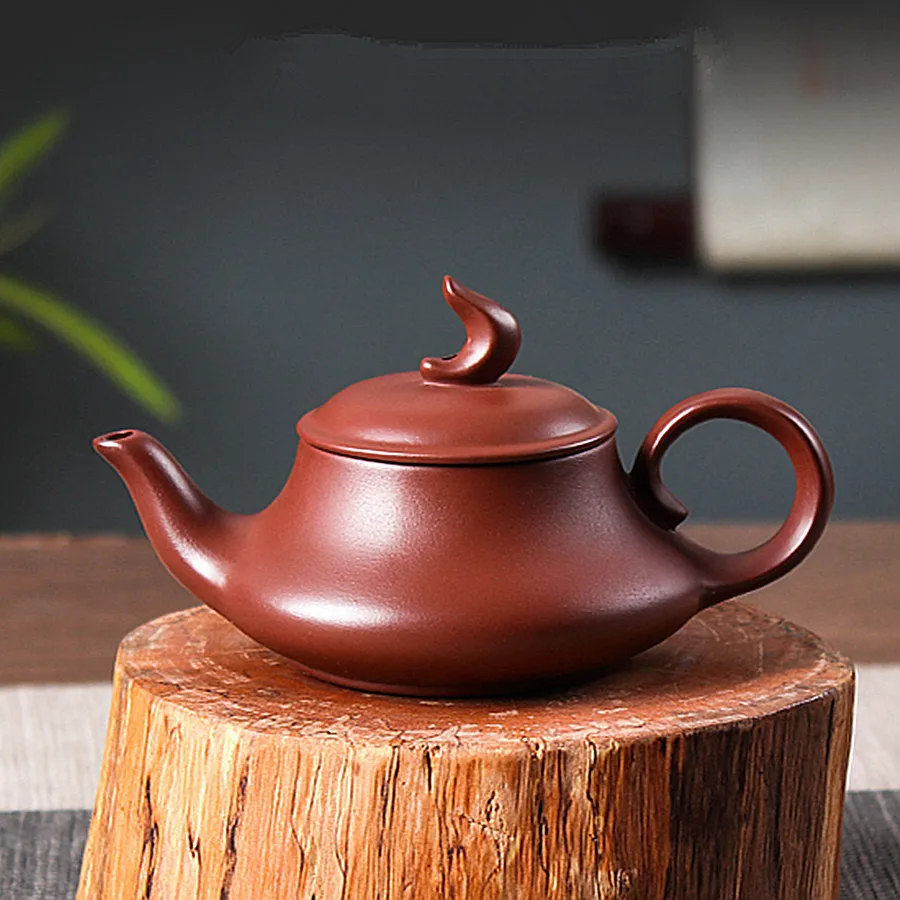 Chaozhou Zhu Ni Hand Pulled Teapot, Handmade Teapot, Kung Fu Tea Kettle, Interruptible Water