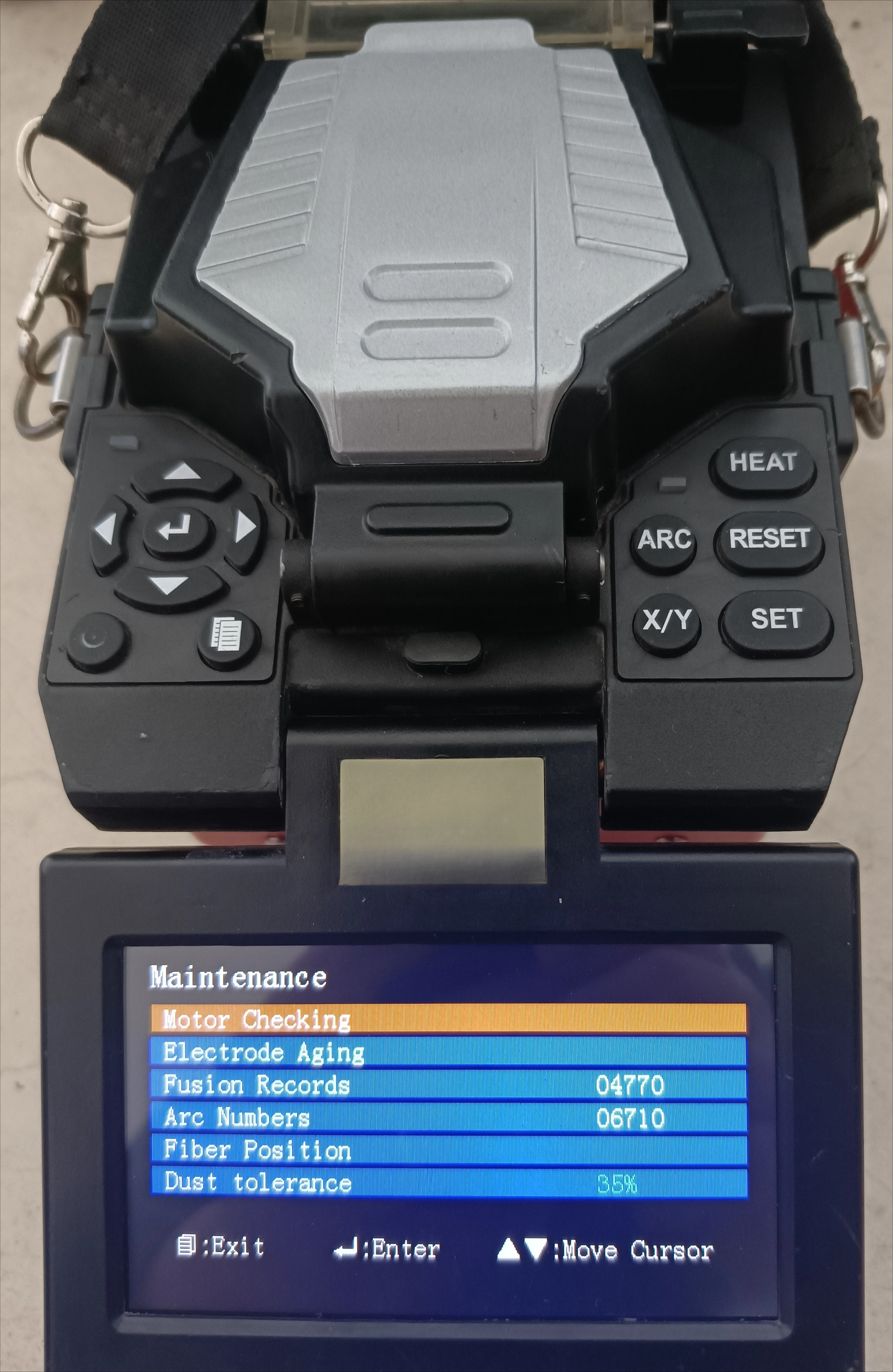 A-80S in 1 Bracket Fiber Fusion Splicer, Multilingual