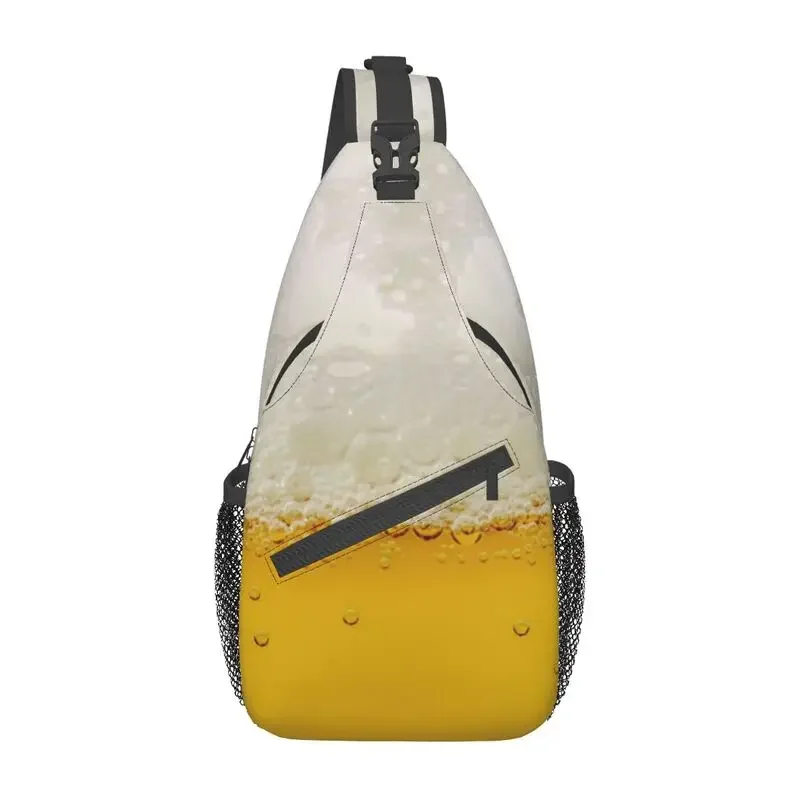 

Funny Beer Sling Crossbody Chest Bag Men Casual Drinking Lover Shoulder Backpack for Hiking