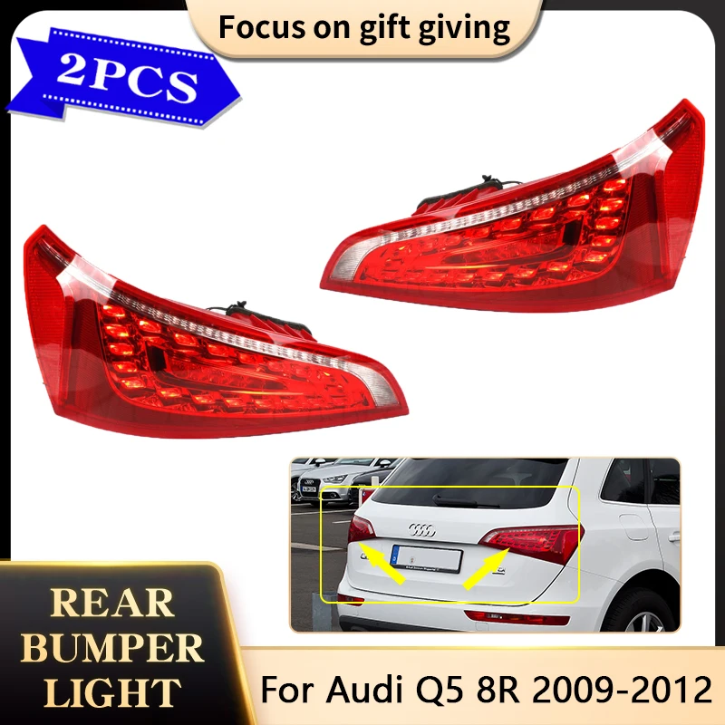 

Для Audi Q5 8R 2009 2010 2011 2012 8R0945093A 8R0945094A светодиодный задний фонарь стоп-сигнал поворота сигнальная лампа автомобильный аксессуар