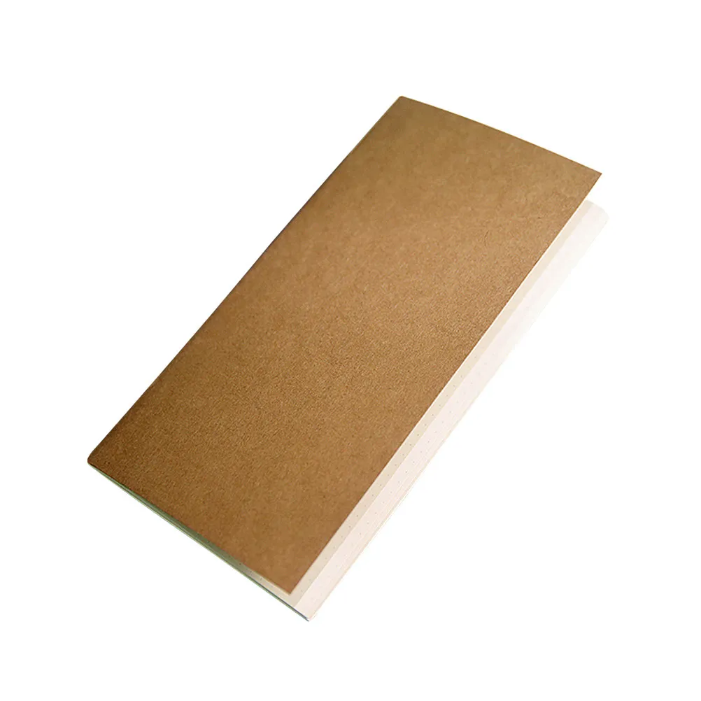 8Pcs Line Journal Notebook Note Book For Travel Warm Tone Kraft Paper Diary Blank Pages Writing Drawing Poetry