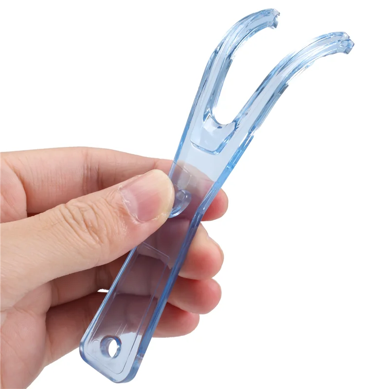 

2Pcs Floss Holder Aid Oral Picks Teeth Care Interdental Durable Teeth Cleaning Breath Fresh Oral Care Tool