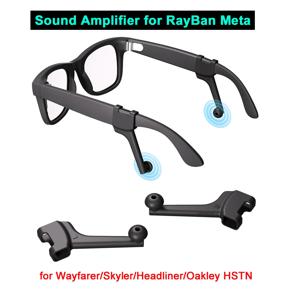 

for RayBan Meta Smart AI Glasses Sound Amplifier for Wayfarer/Skyler/Headliner/Oakley HSTN Portable Accessories