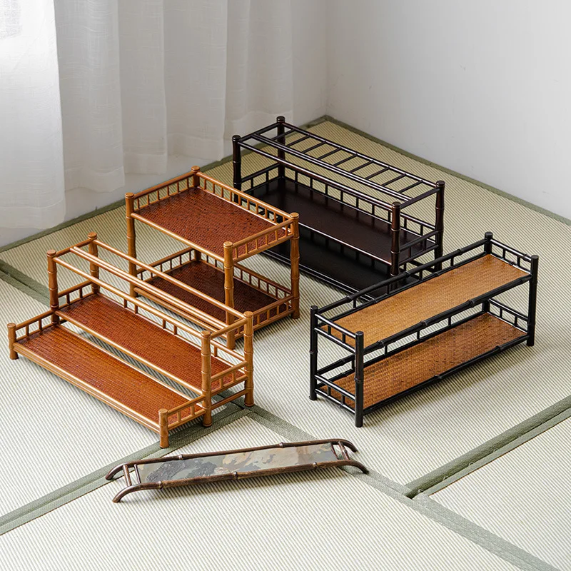 Chinese teacup rack, tea set display rack, drain , desktop storage , desktop bogu ornament