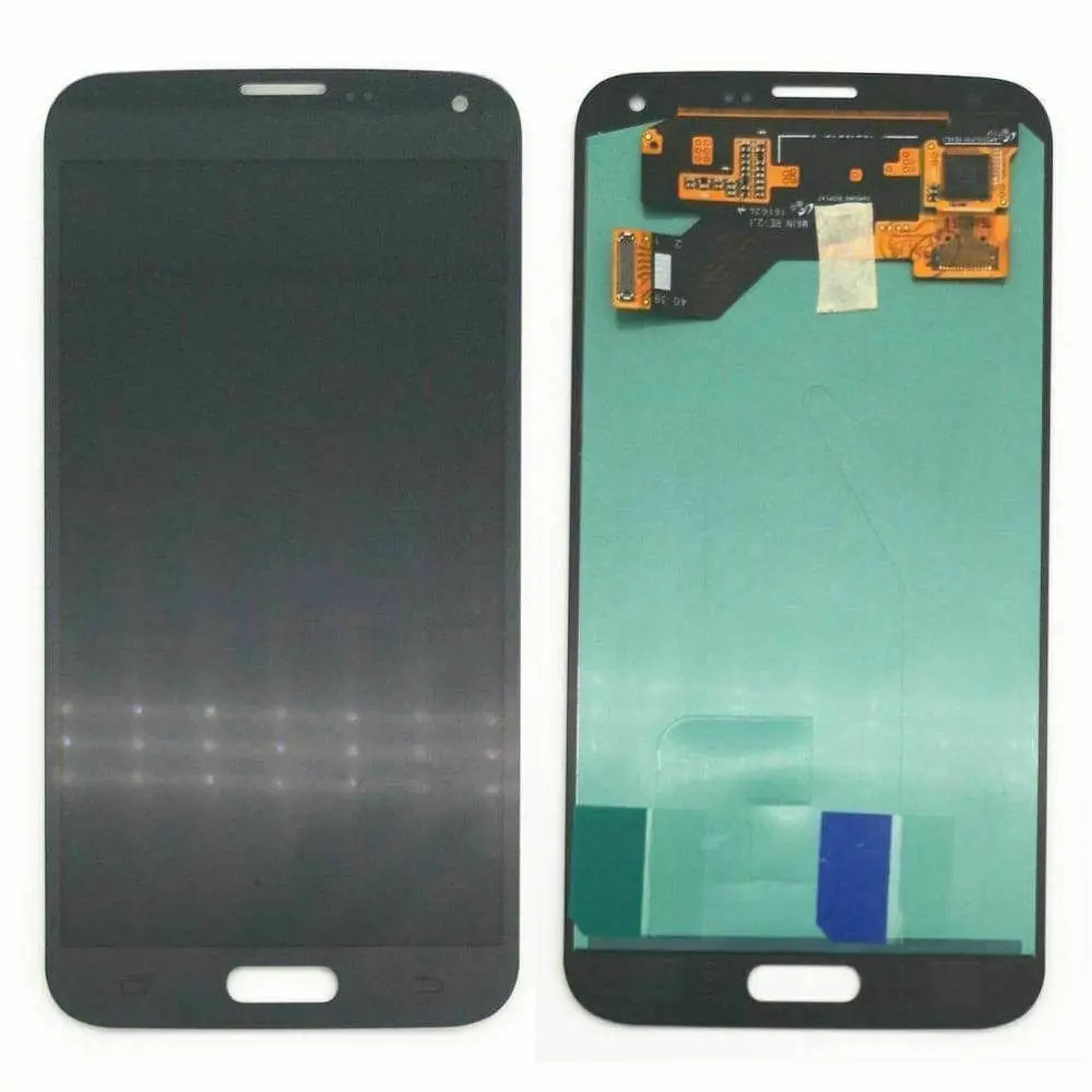 For Samsung S5 LCD AMOLED LCD touch screen, LCD touch screen installation, with stickers For Samsung Galaxy s5, g900f, g900h