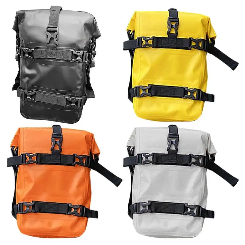 

Saddle Small Bags Motorcycles Swing Arm Bag Waterproof Design Adjustable Webbing Reflective Logo Non-breaking Storage Side Bag