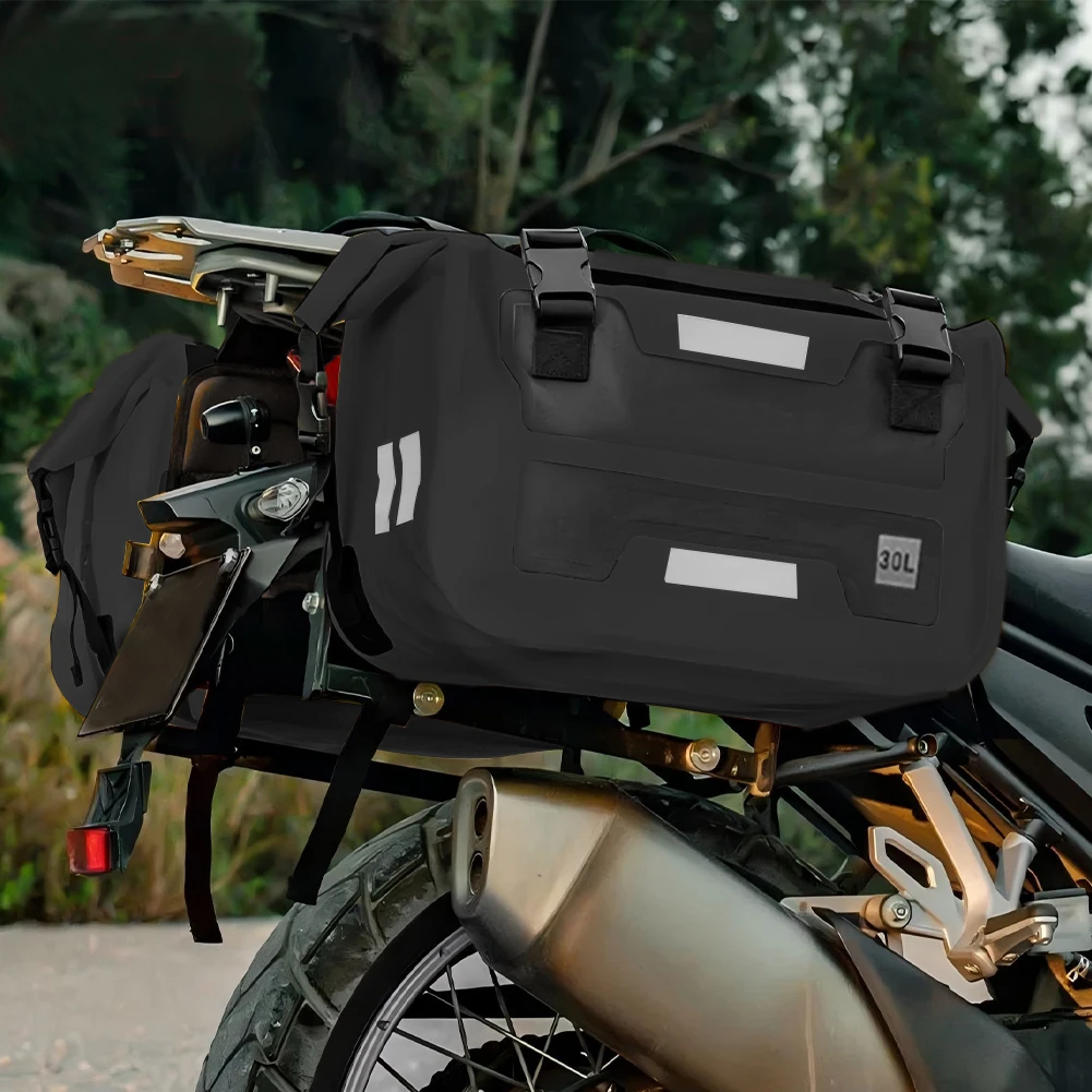 30L Motorcycle Saddle Bag Large Capacity Travel Camel Bag Multifunction Motorcycle Side Bag Motorcycle Modification Accessories