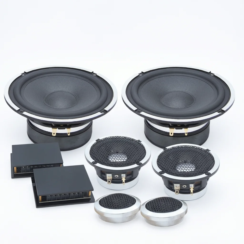 6.5 Inch 3-Way Component Car Speakers - 1.5