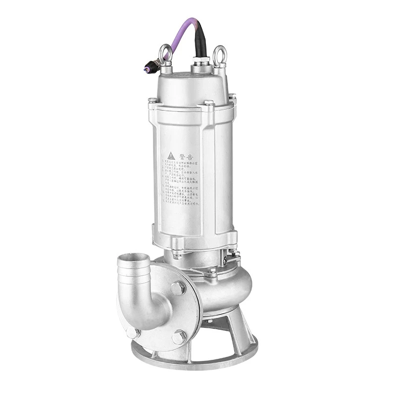 All stainless steel sewage pump, cutting non-clogging submersible pump