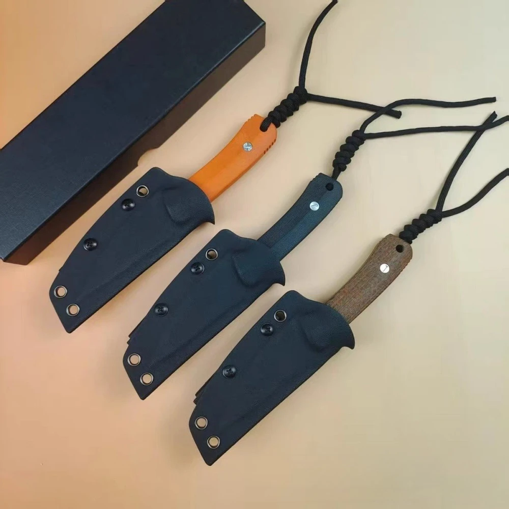 التكتيكية في الهواء الطلق شفرة مثبتة سكين G10 مقبض صلابة عالية 8Cr13Mov شفرة البرية بقاء الدفاع القتال الغابة EDC أدوات