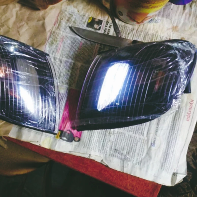 ZF-S ZF-S Par faros lanteros esquina, luz indicadora señal giro para HYUNDAI H1 Starex 1995-2005