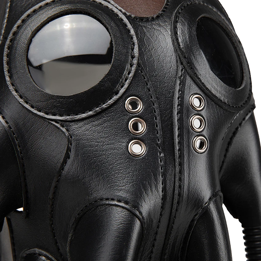 Xenomorph Alien masque en cuir médiéval Steampunk Halloween monstre Cosplay tentacule drôle carnaval mascarade fête masque de poulpe