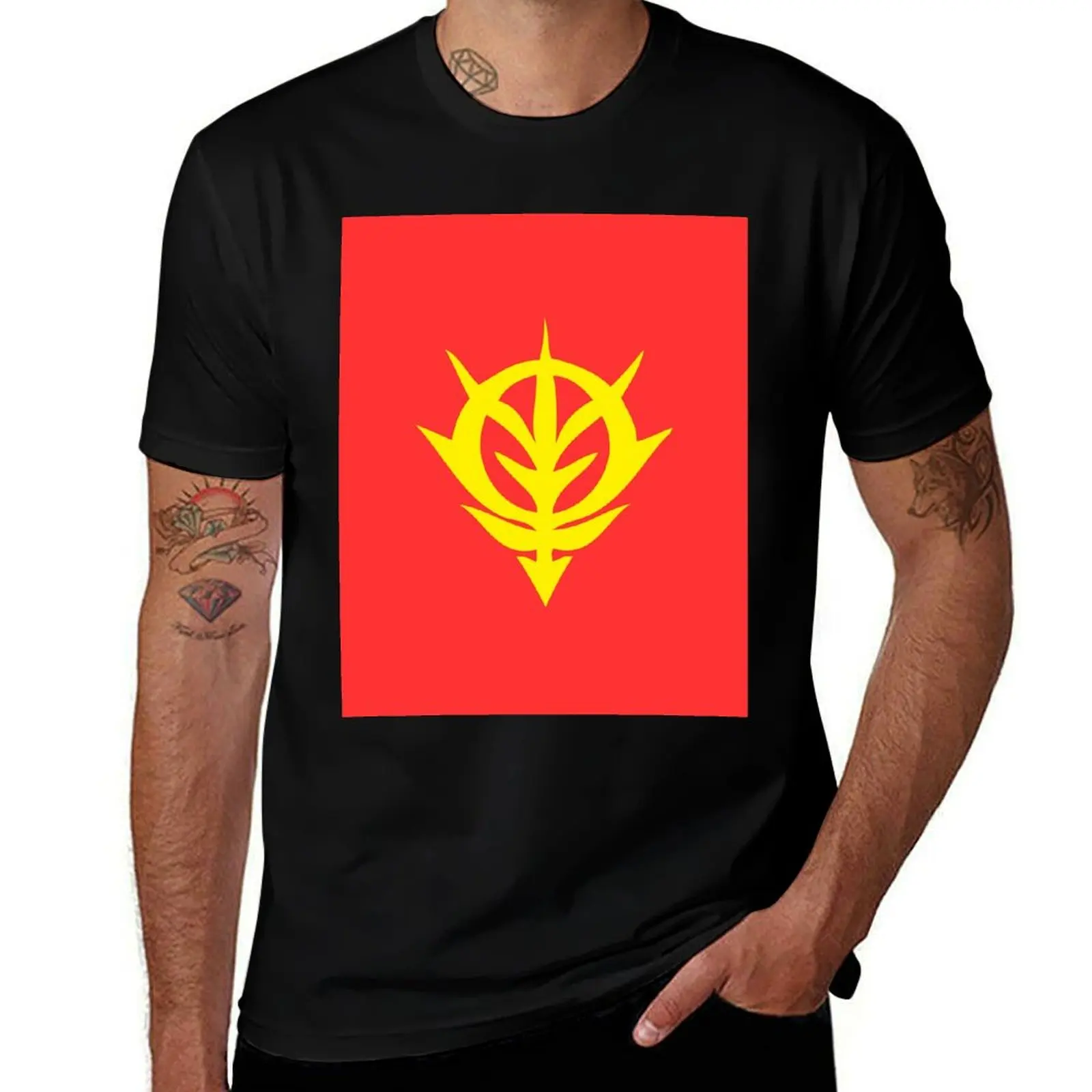 

Gundam Zeon Logo T-Shirt anime anime stuff anime clothes football t shirt men workout shirt