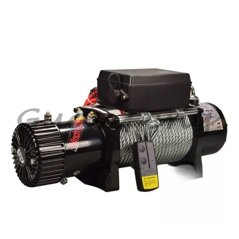 12V24V 2000/3000/4000/4500/6000/9500/12000lb Winch Car Tuning Electric Winch Handle/wireless Wire Rope ATV Winches for BeachBugg