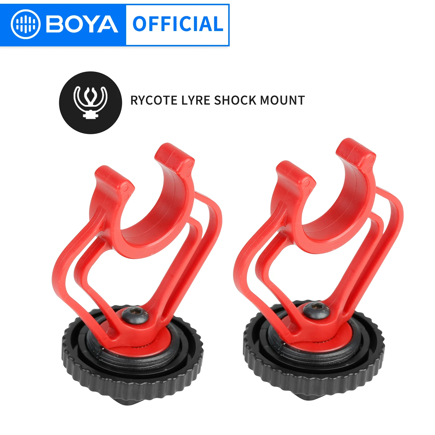 BOYA Mic Mount Brackets Shockmount Reduce Shaking for GoPro Zoom Recorder BY-MM1 BY-PV1000 PVM1000L Cardioid Shotgun Microphone