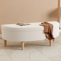 Upholstered benches, bed benches, bed stools, semicircular stool area, shaped, benches for the bedroom, piano benches, dining
