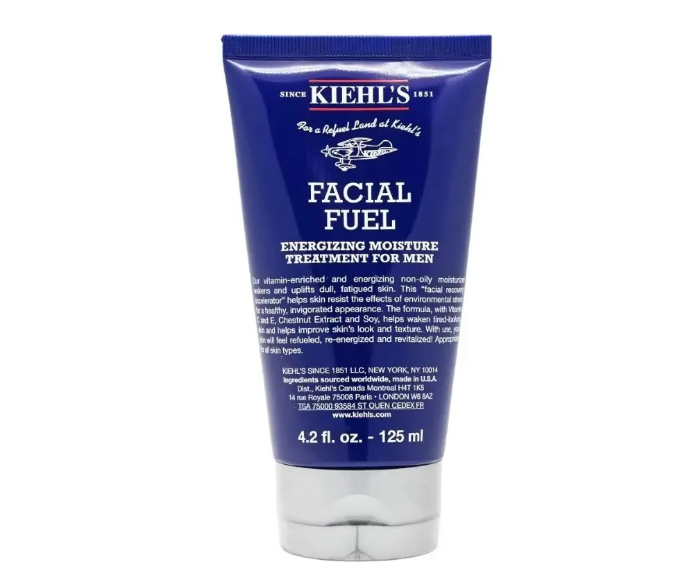 Kiehl's Facial Fuel Daily Energizing Moisture Treatment for Men 125 ml, Original Kiehls Skin Cares for Men, Beauty Health Care