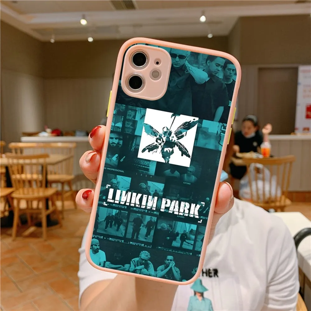 Чехол для телефона L-Linkins Music Park для iPhone 14, 11, 12, 13, Mini Pro Max 8, 7 Plus X XR XS MAX, полупрозрачный матовый чехол