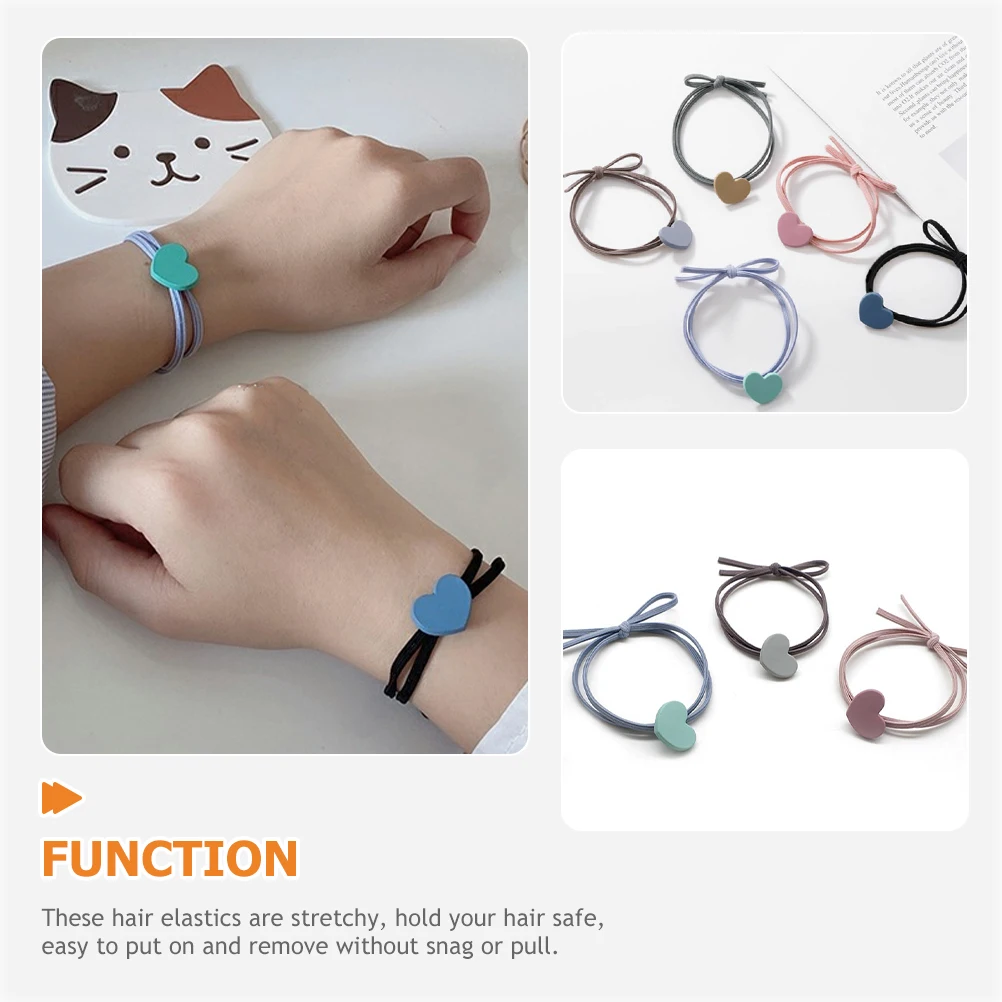 

15pcs Elastic Bands Butterfly Ring Scrunchies For Women Ponytail Holders Fine Thin Ties Durable Lightweight Stretchy Hair