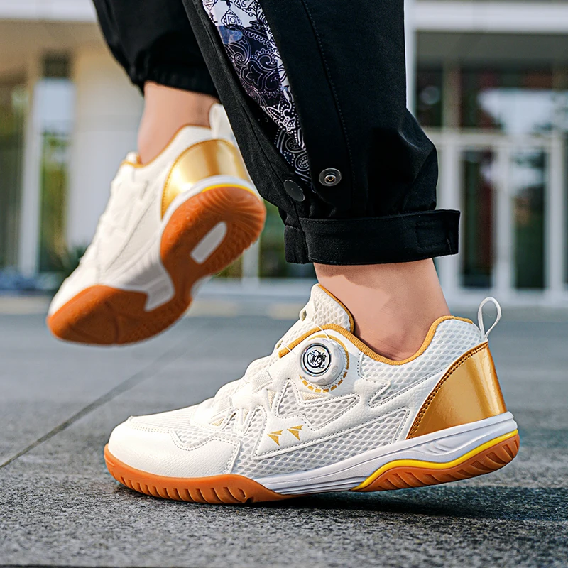 Herren-Badminton-Schuhe, Volleyball-Schuhe, Sportschuhe, Tischtennis-Sneaker, atmungsaktive Trainingsschuhe, professionelle Sportschuhe für Tischtennis. – Detail 17
