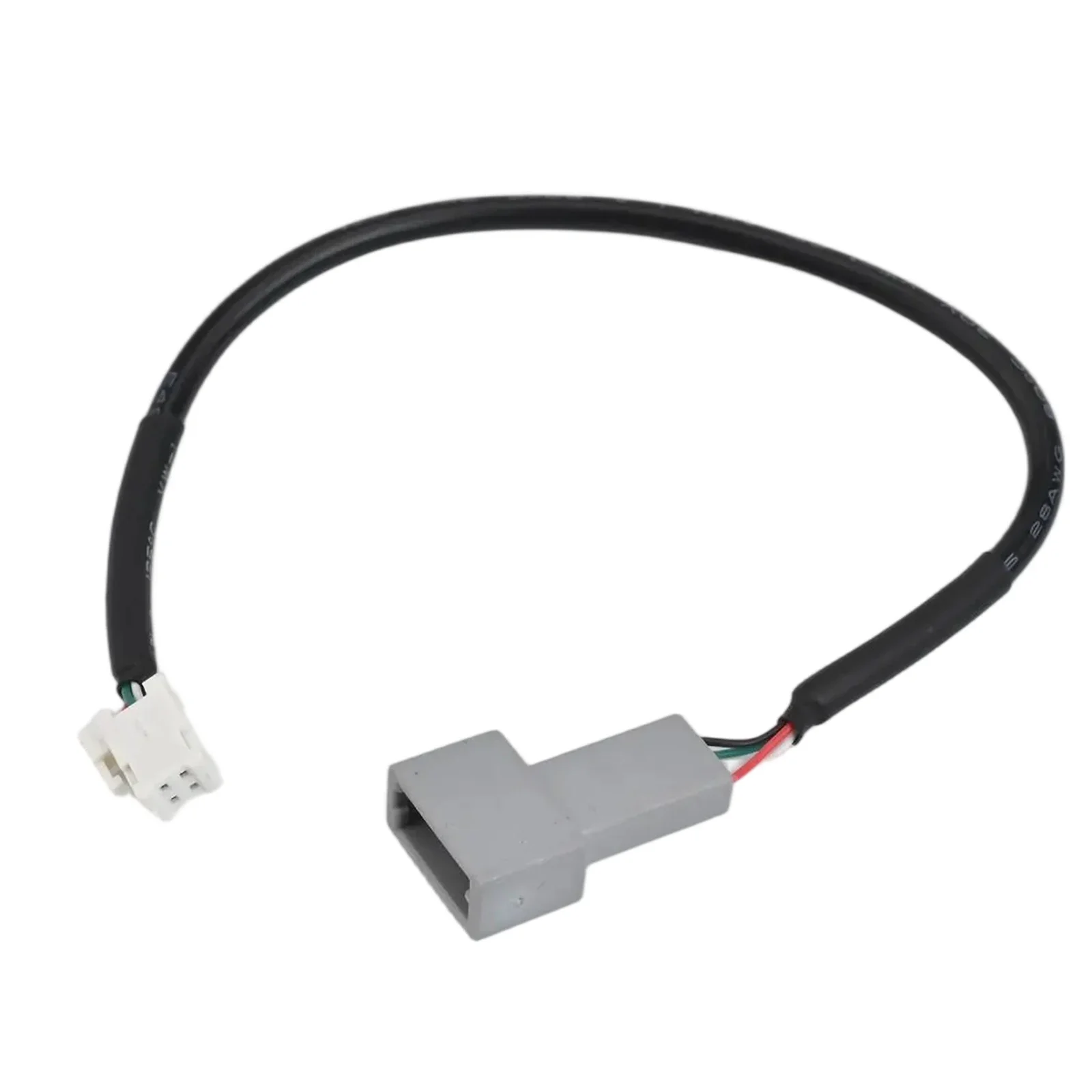 4 Pin Interface Car Adapter Wear-resistant Design 20CM Length ABS Material Compatible With Radio Easy Installation