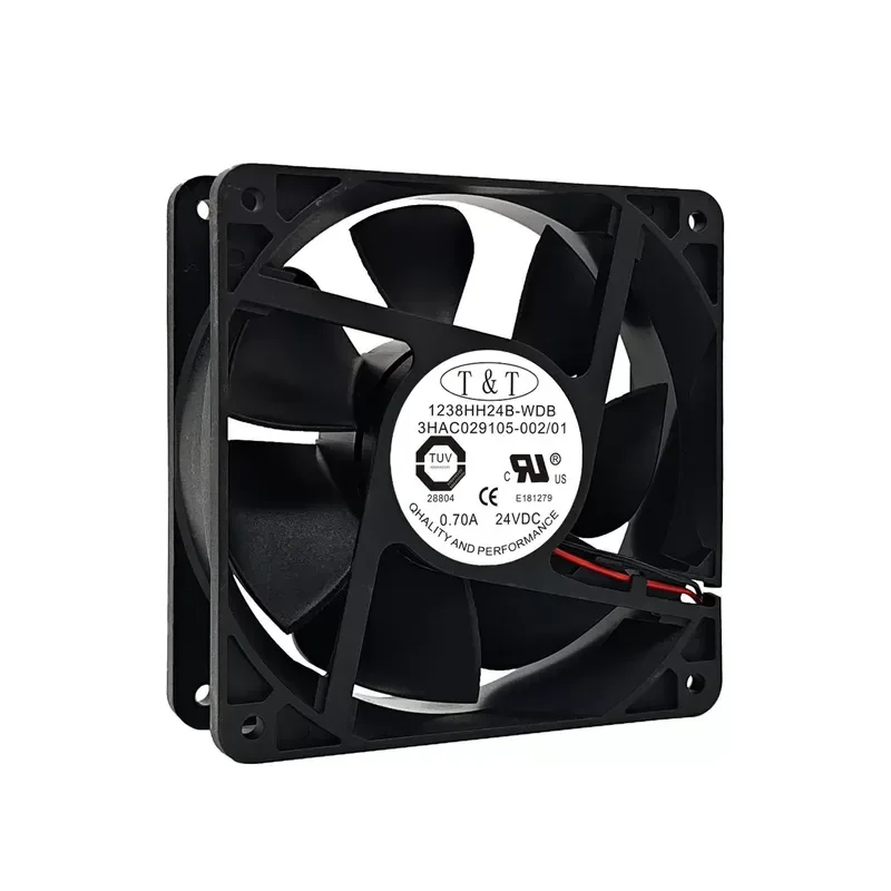 for T&T 1238HH24B-WDB Robot Fan for 3HAC029105-001 002 24V 0.70A New Replacement Cooling Blower Motor