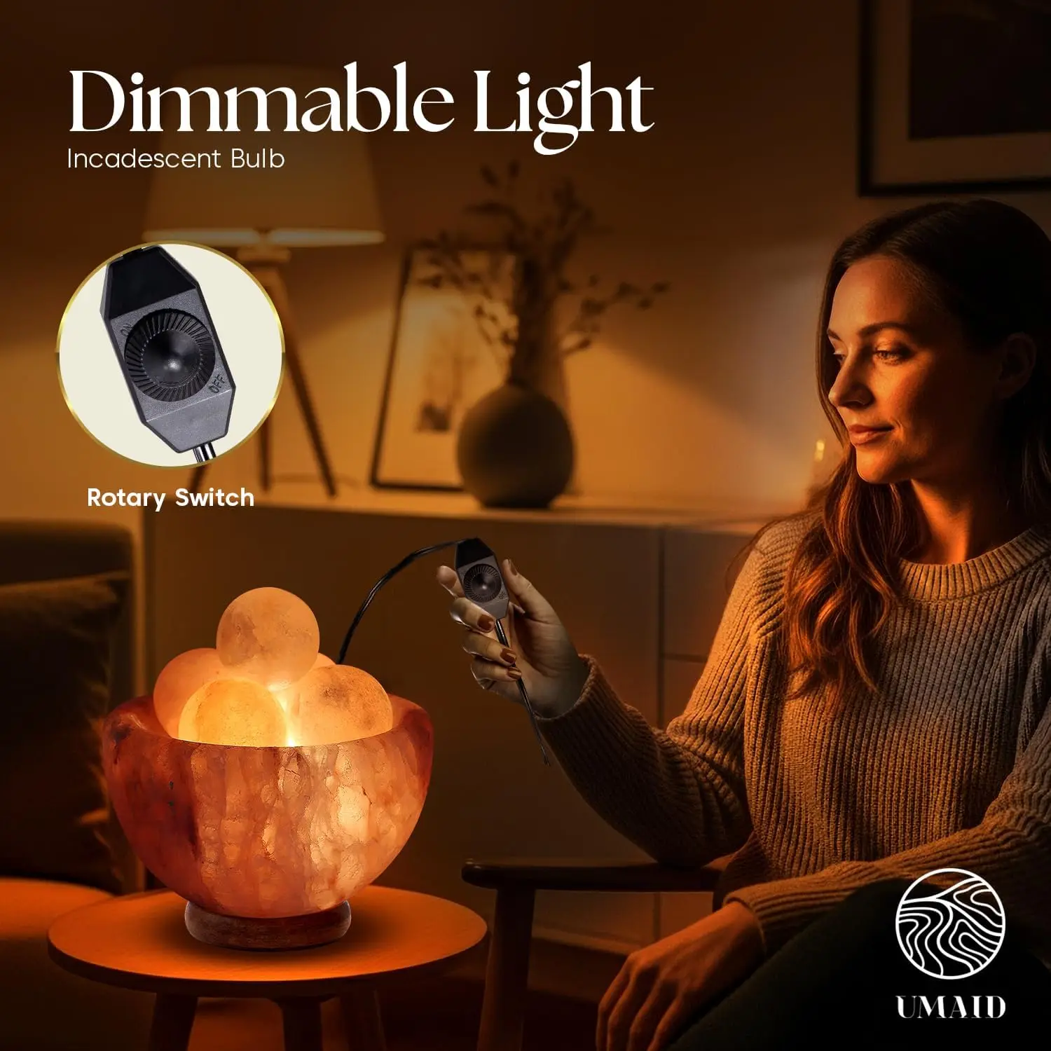 Himalayan Salt Lamp for Yoga and Spa