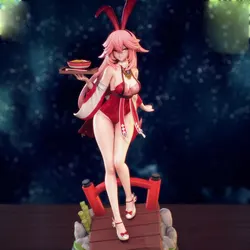 Miniatura GK de personaje anime – Figura escala 1/24 sin pintar
