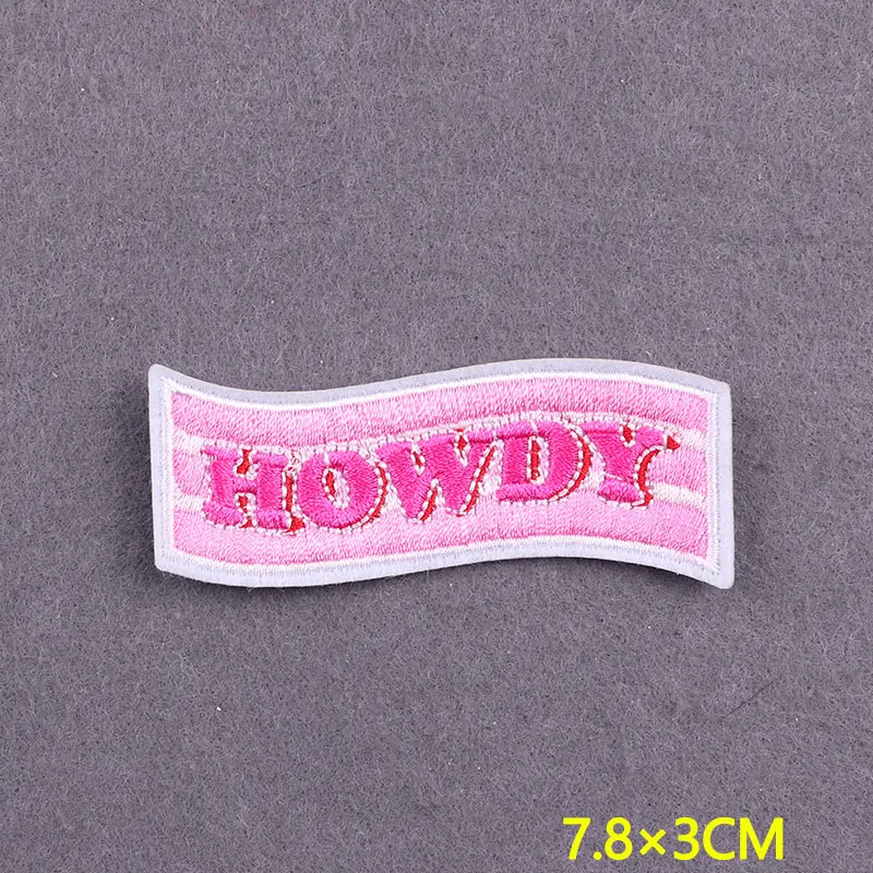 Feminism Patch Iron-On Patches For Clothing Stickers Pink Letter Embroidered Patches On Clothes Slogan Patches With Iron Badges