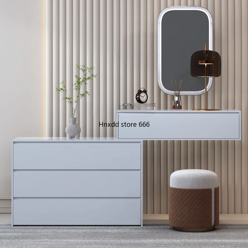 

Comb Dresser Bedroom Modern Minimalist Storage Cabinet Small Makeup Table Dresser Chest of Drawers